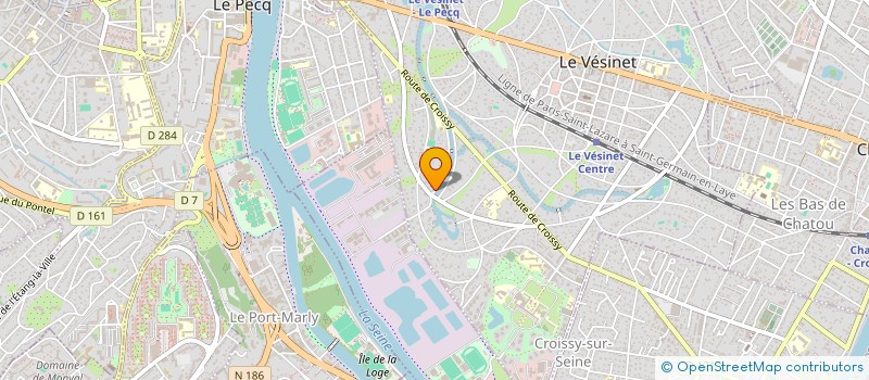 localisation de l'entreprise INSERT DREAM à LE VESINET