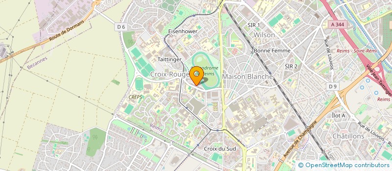 localisation de l'entreprise INSERT FRINGALE  REIMS