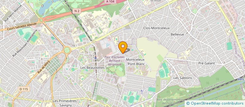 localisation de l'entreprise INSERTEK à SEVRAN