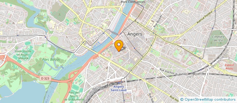 localisation de l'entreprise INSERTIMAGE PRODUCTION à ANGERS