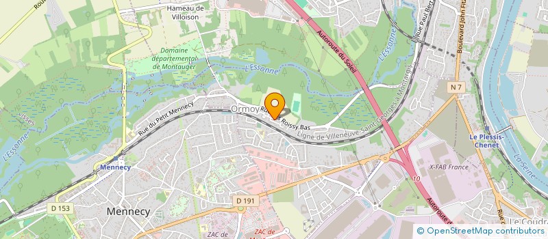 localisation de l'entreprise INSERTION DES FAMILLES DE ROMS DE MOULIN GALANT  ORMOY