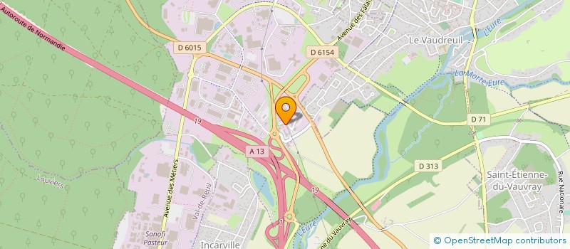 localisation de l'entreprise INSERTION ENCADREMENT SERVICE FORMATION  VAL DE REUIL