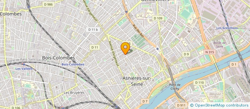 localisation de l'entreprise INSERTION FORMATION EDUCATION PREVENTION à ASNIERES-SUR-SEINE