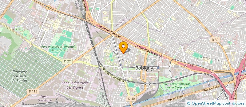 localisation de l'entreprise INSERTION. FORMATION. EMPLOI-BAT (I.F.E. - BAT) à BOBIGNY