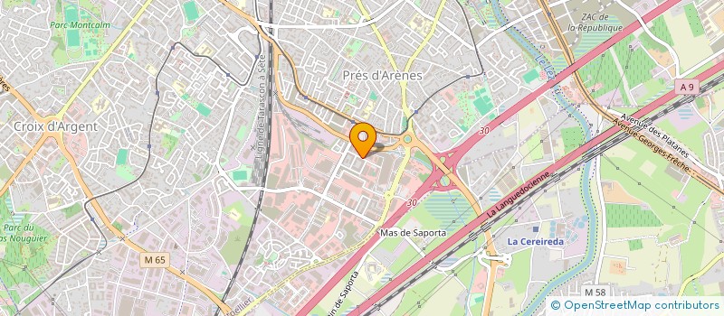 localisation de l'entreprise INSERTION PAR L ACTIVITE ECONOMIQUE 34 IAE 34 à MONTPELLIER