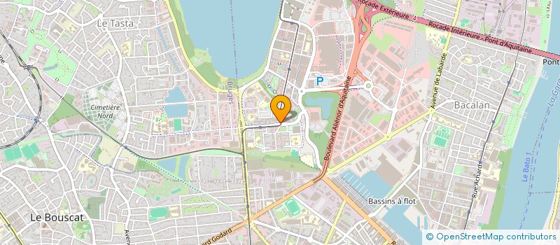 localisation de l'entreprise INSERTION PAR L'EMPLOI SOLIDAIRE  BORDEAUX