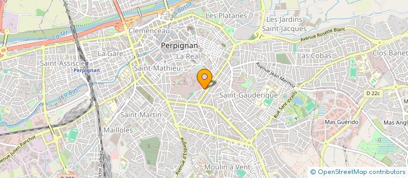 localisation de l'entreprise INSERTION PAR LE SOCIAL ET PAR LE TRAVAIL à PERPIGNAN