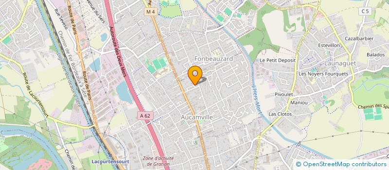 localisation de l'entreprise INSERTION POUR TOUS à AUCAMVILLE