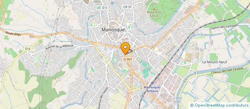 localisation de l'entreprise INSERTION READAPTATION INNOVAT SOCIALE à MANOSQUE