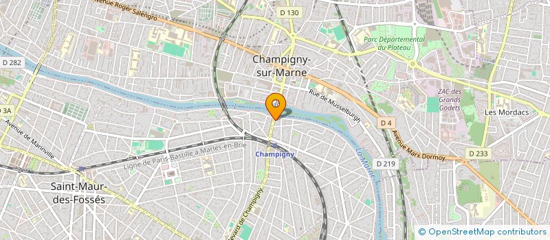 localisation de l'entreprise INSERTION SERVICE A SAINT MAUR à SAINT-MAUR-DES-FOSSES