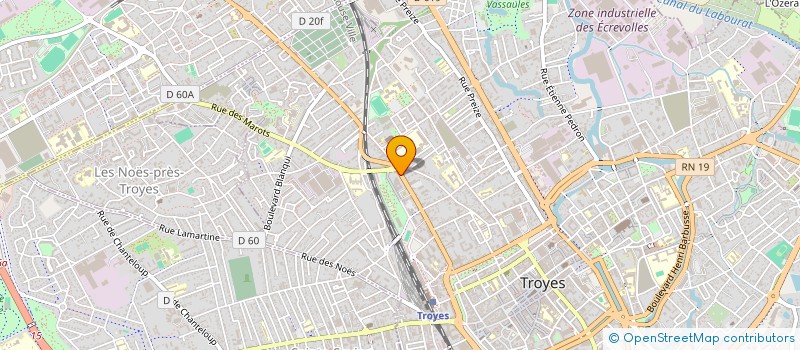 localisation de l'entreprise INSERTROYES à TROYES