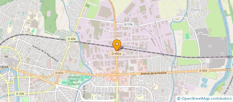 localisation de l'entreprise INSERTVAL à MEAUX