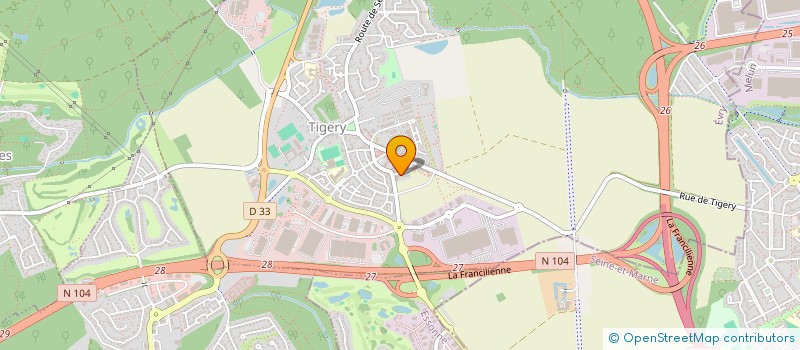 localisation de l'entreprise INSERVICES  TIGERY