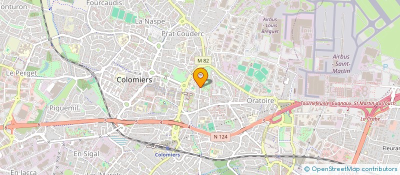 localisation de l'entreprise INSERVICES, L'AUTONOMIE PAR LA SOLIDARITE à COLOMIERS