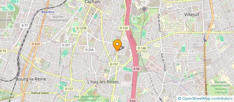 localisation de l'entreprise INSI VISION à CACHAN