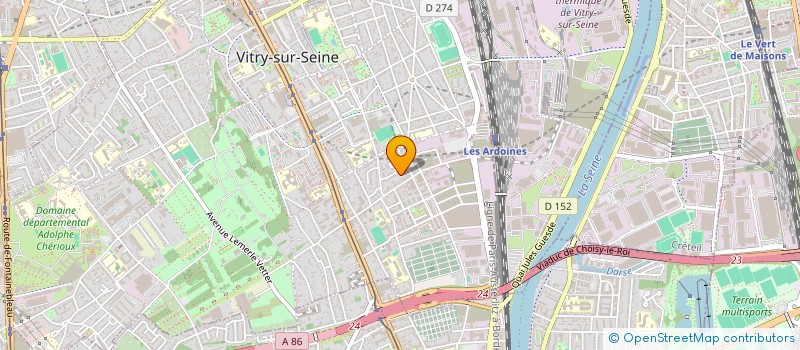 localisation de l'entreprise INSIA à VITRY-SUR-SEINE