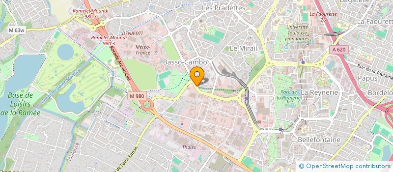 localisation de l'entreprise INSIDE à TOULOUSE