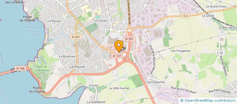 localisation de l'entreprise INSIDE à SAINT-MALO