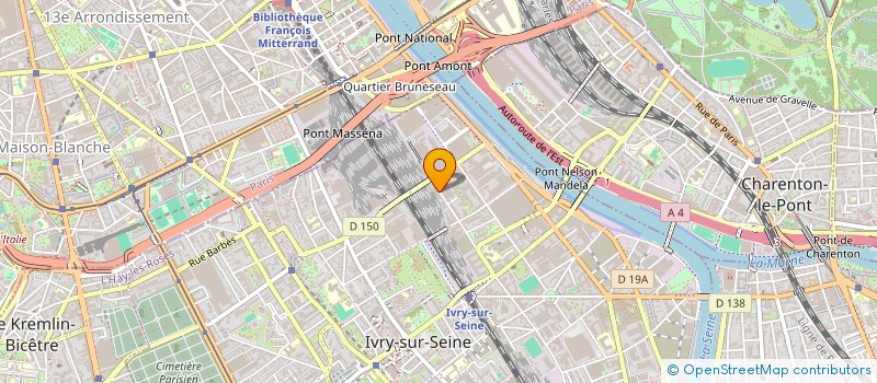 localisation de l'entreprise INSIDE AIR  IVRY-SUR-SEINE