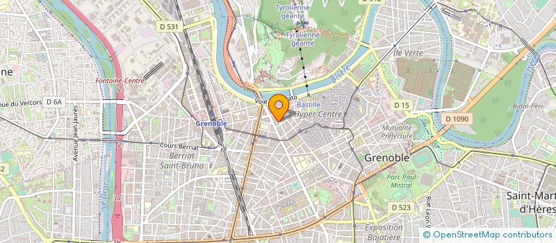 localisation de l'entreprise INSIDE BY METRO'NHOME à GRENOBLE