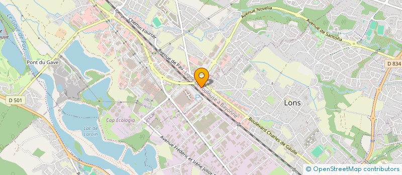 localisation de l'entreprise INSIDE COMMUNICATION à LESCAR