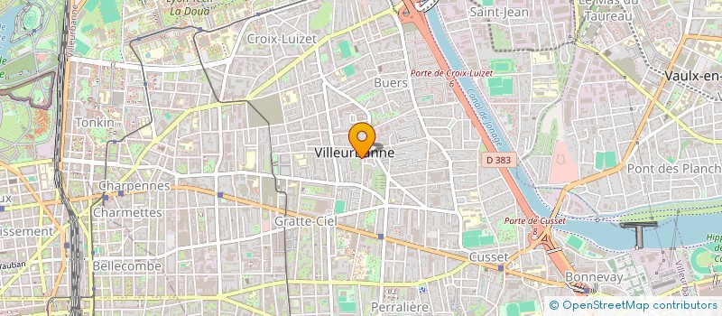 localisation de l'entreprise INSIDE GESTION  VILLEURBANNE