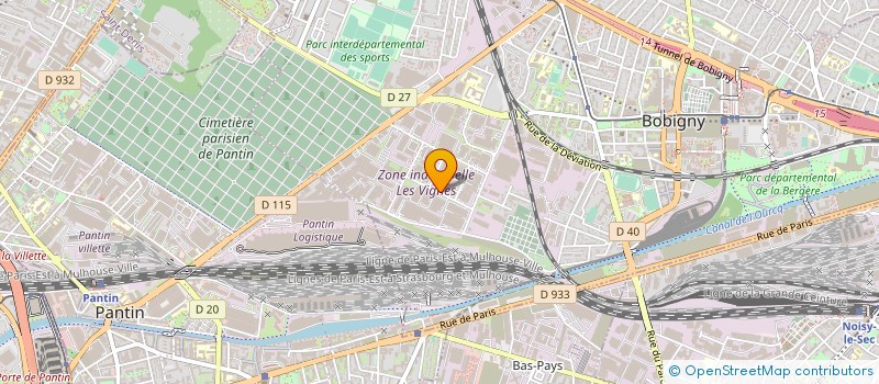 localisation de l'entreprise INSIDE GSM  BOBIGNY