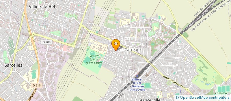 localisation de l'entreprise INSIDE HOME à VILLIERS-LE-BEL