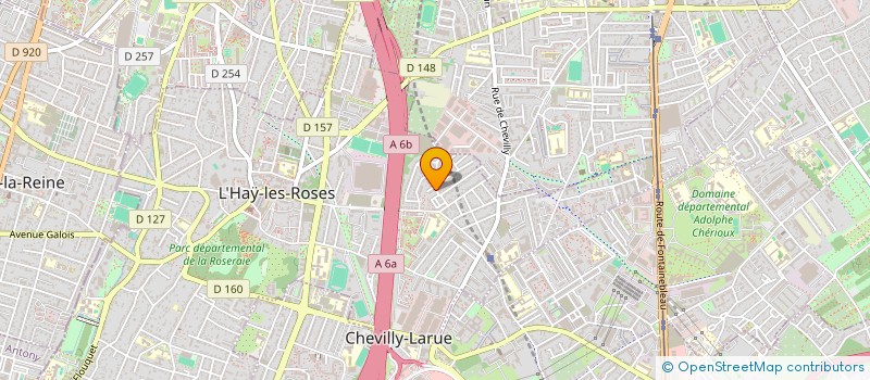 localisation de l'entreprise INSIDE INNOV  L HAY LES ROSES