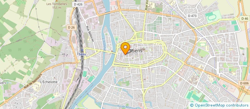 localisation de l'entreprise INSIDE PARTNER à SENS
