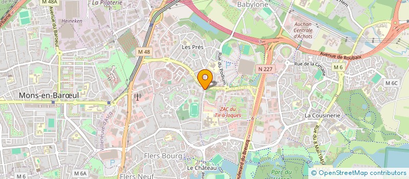 localisation de l'entreprise INSIDE SKILLS à VILLENEUVE-D'ASCQ