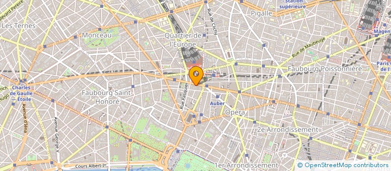 localisation de l'entreprise INSIDE STAFFING BY ADEQUAT 252  PARIS