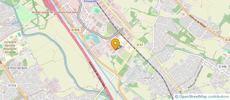 localisation de l'entreprise INSIDE THE BOX  LABEGE