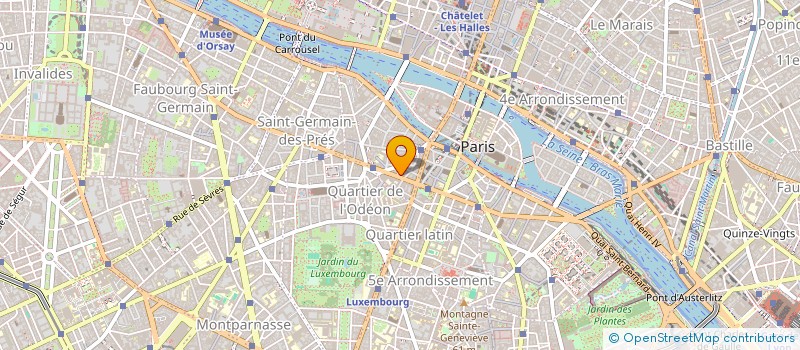 localisation de l'entreprise INSIDE  TRACK PRODUCTIONS  PARIS