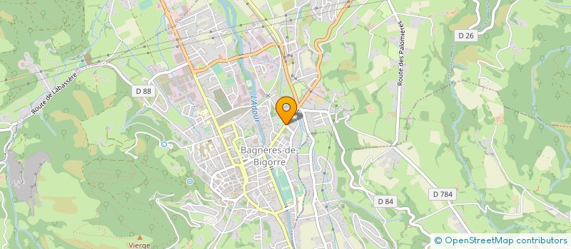 localisation de l'entreprise INSIDE WOOD  BAGNERES-DE-BIGORRE