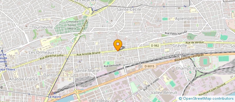 localisation de l'entreprise INSIEME 2.0.  LE HAVRE