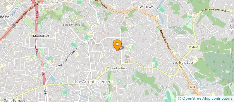 localisation de l'entreprise INSIEME - INGENIERIE SOCIALE INTERVENTIONS EN ERGOLOGIE ET MUTUALISATION D'EXPERIENCE à MARSEILLE