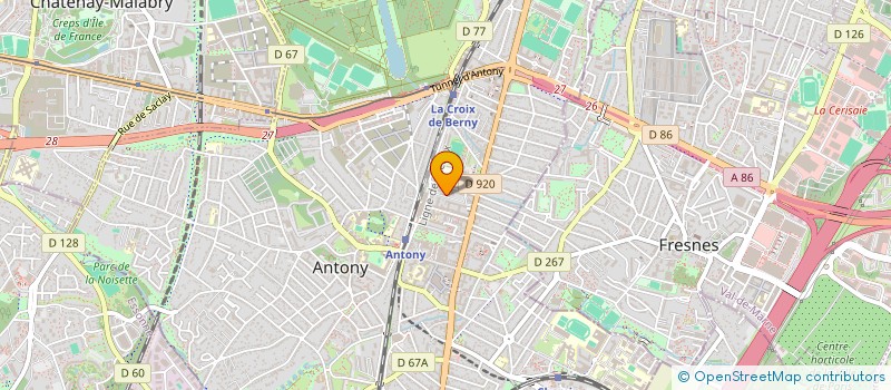 localisation de l'entreprise INSIEME PER SEMPRE à ANTONY