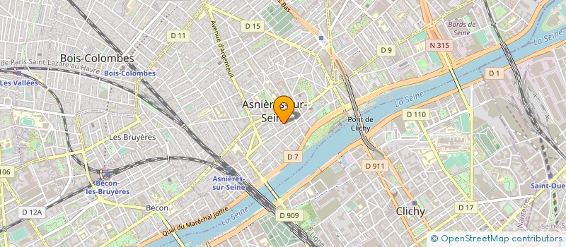 localisation de l'entreprise INSIGHT AGENCY  ASNIERES-SUR-SEINE