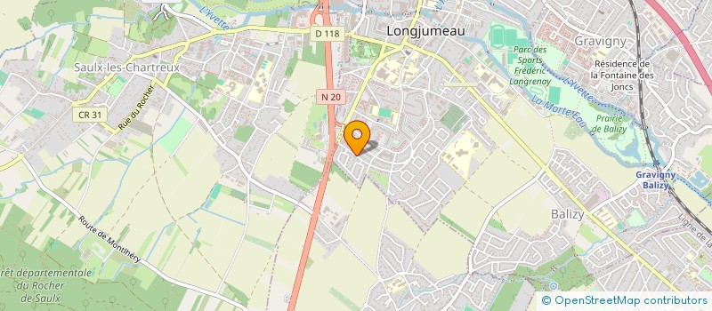 localisation de l'entreprise INSIGHTEAM à LONGJUMEAU