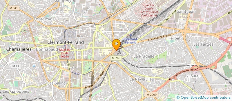 localisation de l'entreprise INSIGNIS  CLERMONT-FERRAND