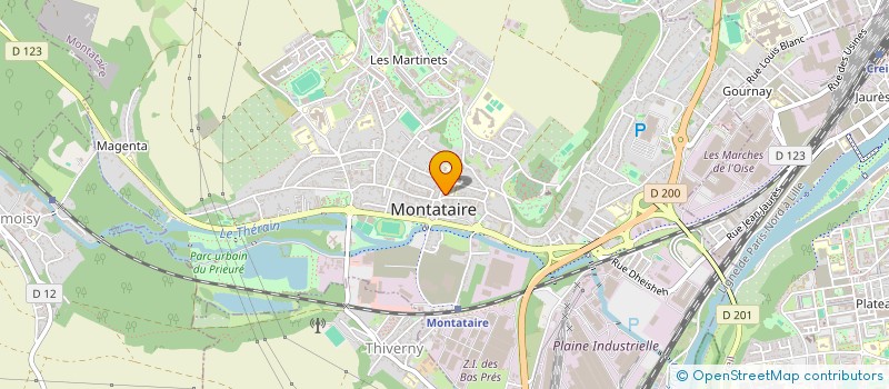 localisation de l'entreprise INSIJAM à MONTATAIRE