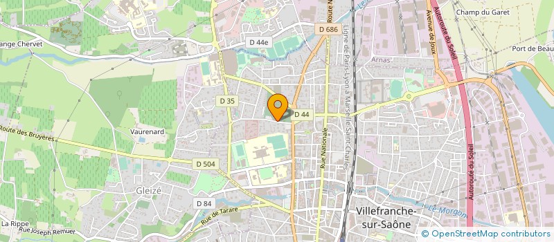 localisation de l'entreprise INSIJAM PRODUCTION à VILLEFRANCHE-SUR-SAONE