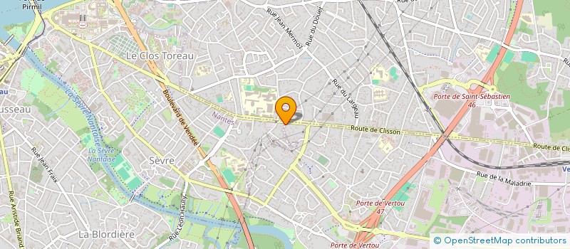 localisation de l'entreprise INSINA  NANTES