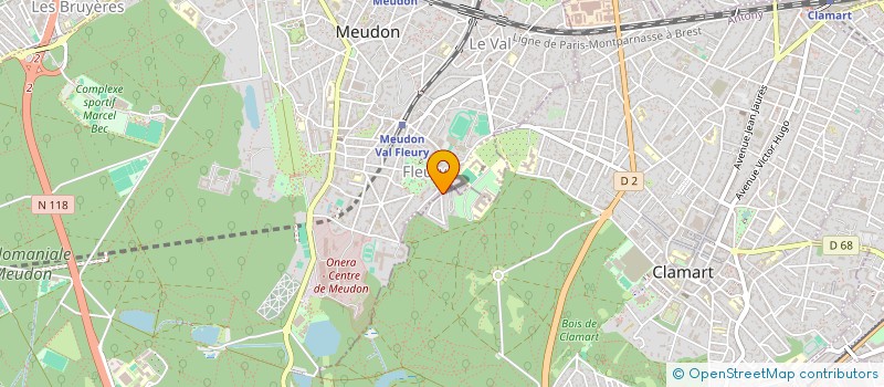 localisation de l'entreprise INSISYPHE  MEUDON