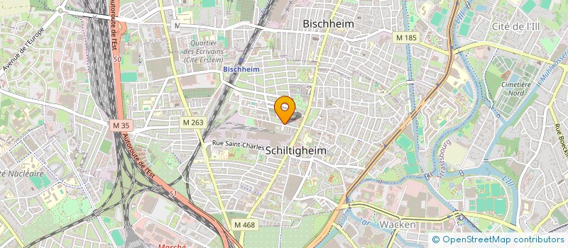 localisation de l'entreprise INSIZE FRANCE à SCHILTIGHEIM