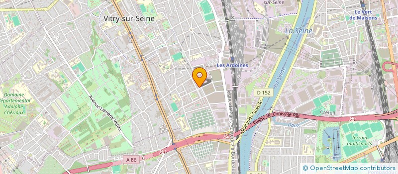 localisation de l'entreprise INSO CREATIONS à VITRY-SUR-SEINE