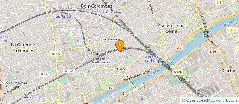 localisation de l'entreprise INSOFT à COURBEVOIE