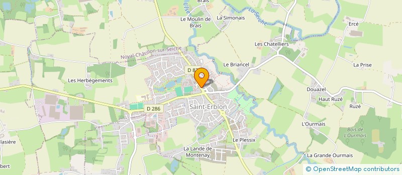 localisation de l'entreprise INSOL  SAINT-ERBLON