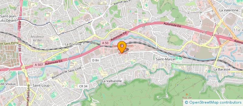 localisation de l'entreprise INSOLAR1  MARSEILLE